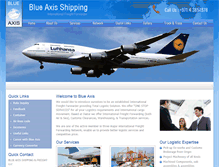 Tablet Screenshot of blueaxisshipping.com